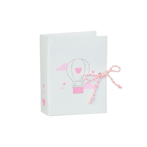 BOOK 70X60X30 BALLOON ROSA